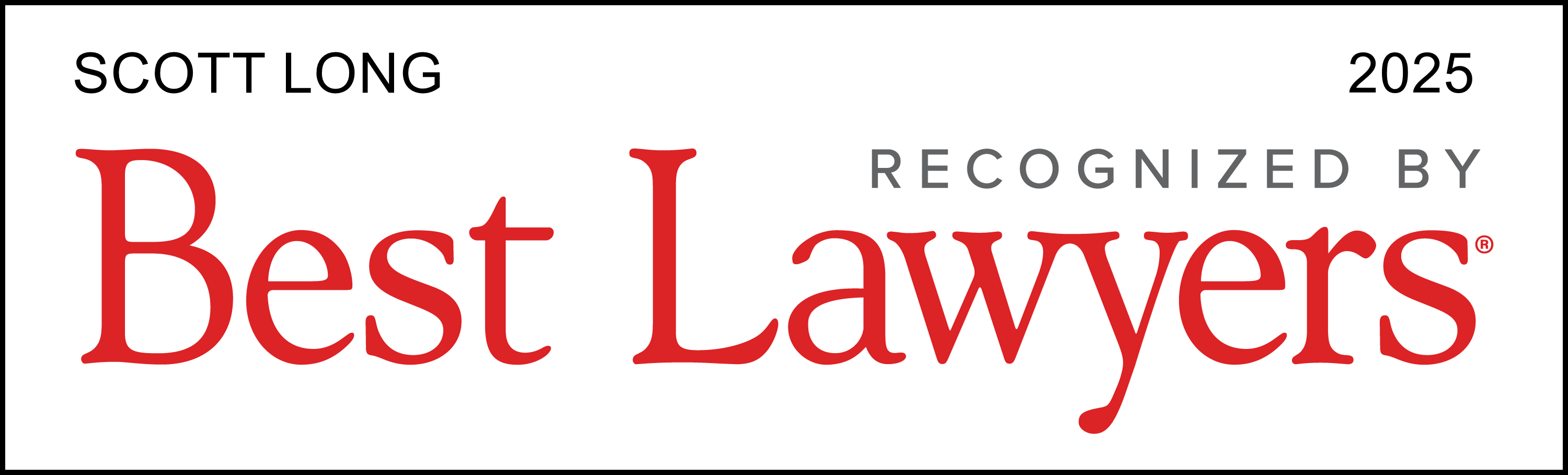 Scott Long | Recognized By Best Lawyers 2025